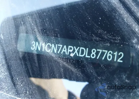 2013 Nissan Versa 1.6 Sv из США, поврежденный, VIN 3N1CN7APXDL877612